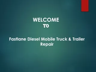 Get the Best Mobile Truck Repair in Kitchener