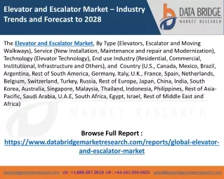 Elevator and Escalator Market