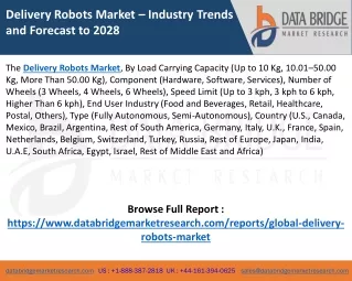 Delivery Robots Market