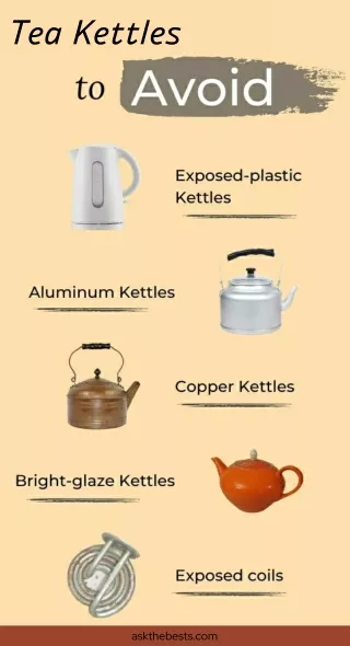 Tea Kettles to Avoid