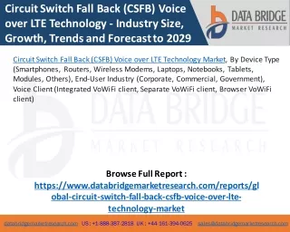 Circuit Switch Fall Back (CSFB) Voice over LTE Technology Market