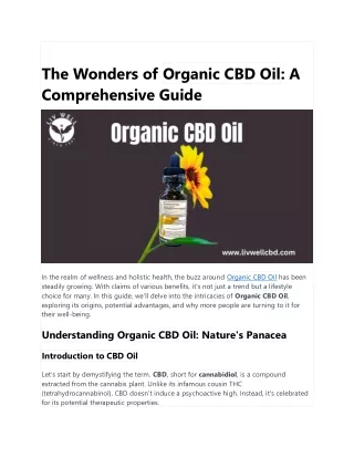 The Wonders of CBD Products For Sale