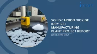 Solid Carbon Dioxide (Dry Ice) Manufacturing Plant Project Report 2024