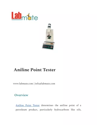 Aniline Point Tester