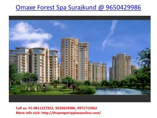 Omaxe Forest Spa Surajkund Faridabad