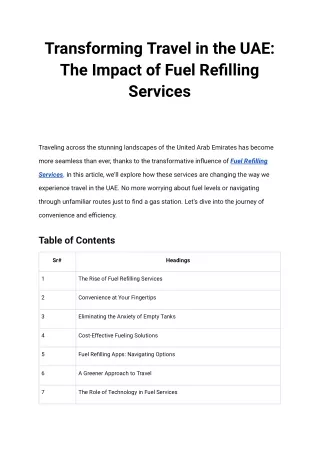 Transforming Travel in the UAE_ The Impact of Fuel Refilling Services