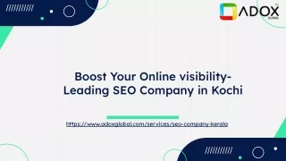 SEO Company in Kochi