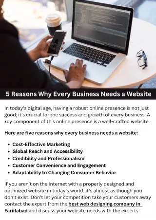 5 Reasons Why Every Business Needs a Website