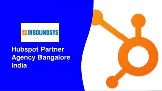 Hubspot Partner Agency Bangalore India - Inboundsys