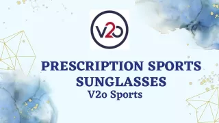 Prescription Sports Sunglasses  - V2o Sports