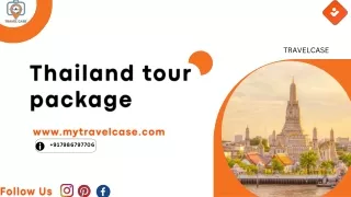 Book Thailand Tour Package - Travel Case