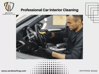 Experience the Difference with Professional Car Interior Cleaning