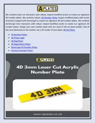 Replacement Number Plates
