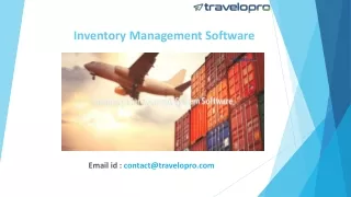 Inventory Management Software