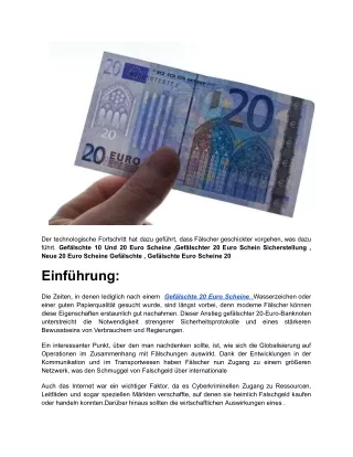 Wie Erkenne Ich Einen Gefälschten 20-Euro-Schein_