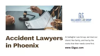Expert Accident Lawyers in Phoenix: Your Trusted Advocates for Legal Support
