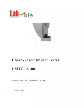 Charpy _ Izod Impact Tester