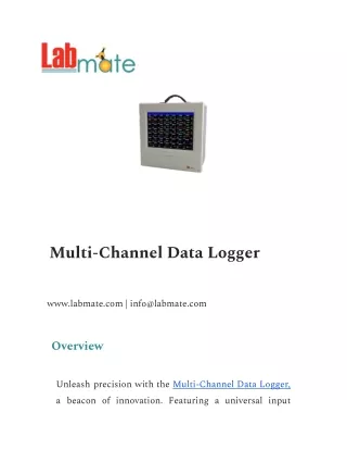 Multi-Channel Data Logger