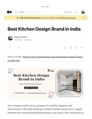 Best Kitchen Design Brand In India