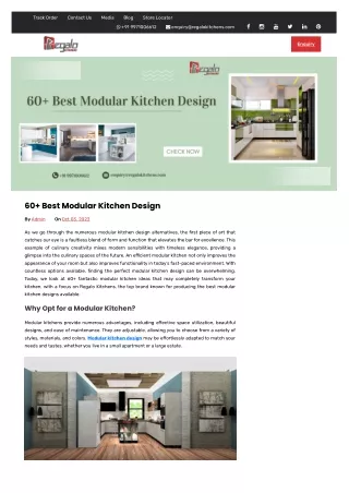 60  Best Modular Kitchen Design