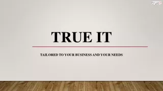 True IT- Managed Cloud Services