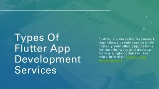 Flutter App Development Services