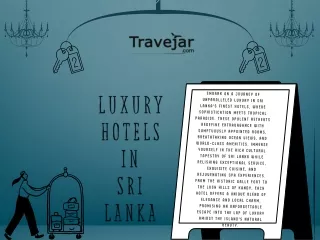 Luxury Hotels In Sri Lanka