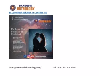 Ex Love Back Solution in Carlsbad CA USA