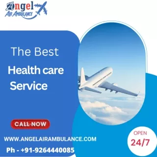 Angel Air Ambulance Service in Lucknow And Nagpur