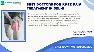 Best Doctors For Knee Pain Treatment In Delhi | 8010931122