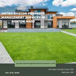 Metro Boston Property Management Services in Boston Mass