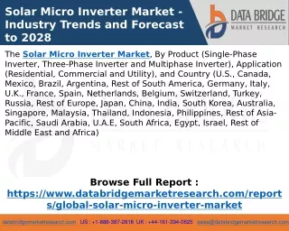 Solar Micro Inverter Market