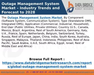 Outage Management System Market