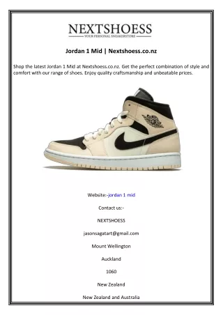 Jordan 1 Mid  Nextshoess.co.nz