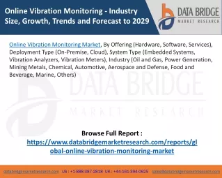 Online Vibration Monitoring Market