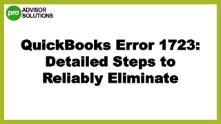 Easy Way To Fix QuickBooks Error 1723