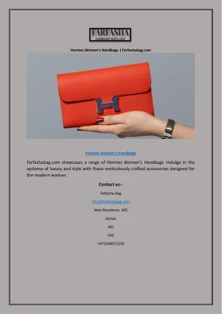 Hermes Women's Handbags | Farfashabag.com