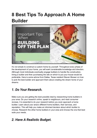 Navigating Home Build Costs with Your Builder