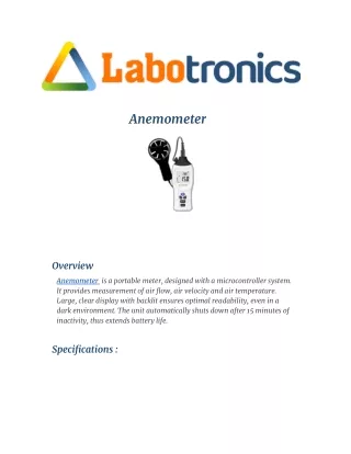 Anemometer