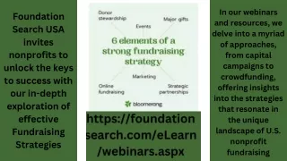 Empowering Nonprofits: Strategic Fundraising Strategies, Foundation Grants