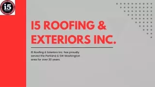 i5 Roofing & Exteriors Inc.