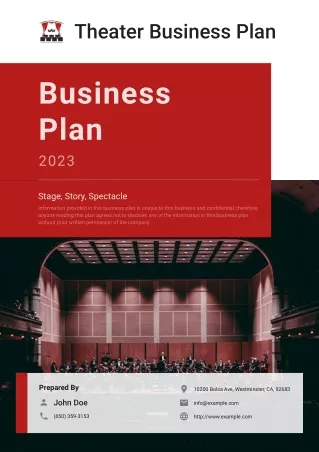 theater business plan