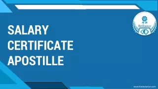 Simplifying Salary Certificate Apostille Process: A Step-by-Step Guide