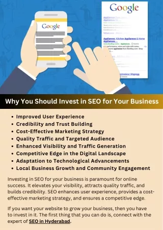 Why You Should Invest in SEO for Your Business