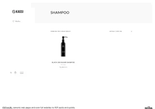 Men's Beard Shampoo