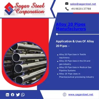 Alloy 20 Pipes | Pipes and Tubes | Carbon Steel Seamless Pipes