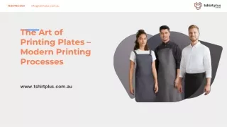 The Art of Printing Plates – Modern Printing Processes