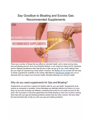 Say Goodbye to Bloating and Excess Gas_ Recommended Supplements