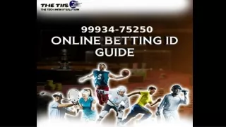 Online Betting Id | 9934-75250 | THETIIS