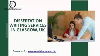 Dissertation writing services in Glasgow